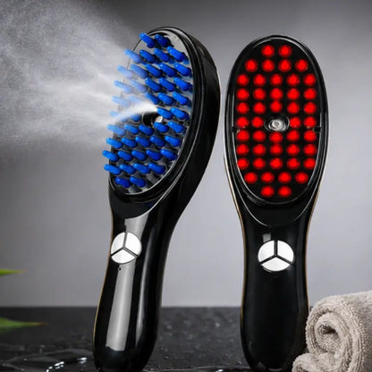 Red & Blue LED Hair Revitalising Brush