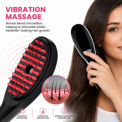 Red & Blue LED Hair Revitalising Brush