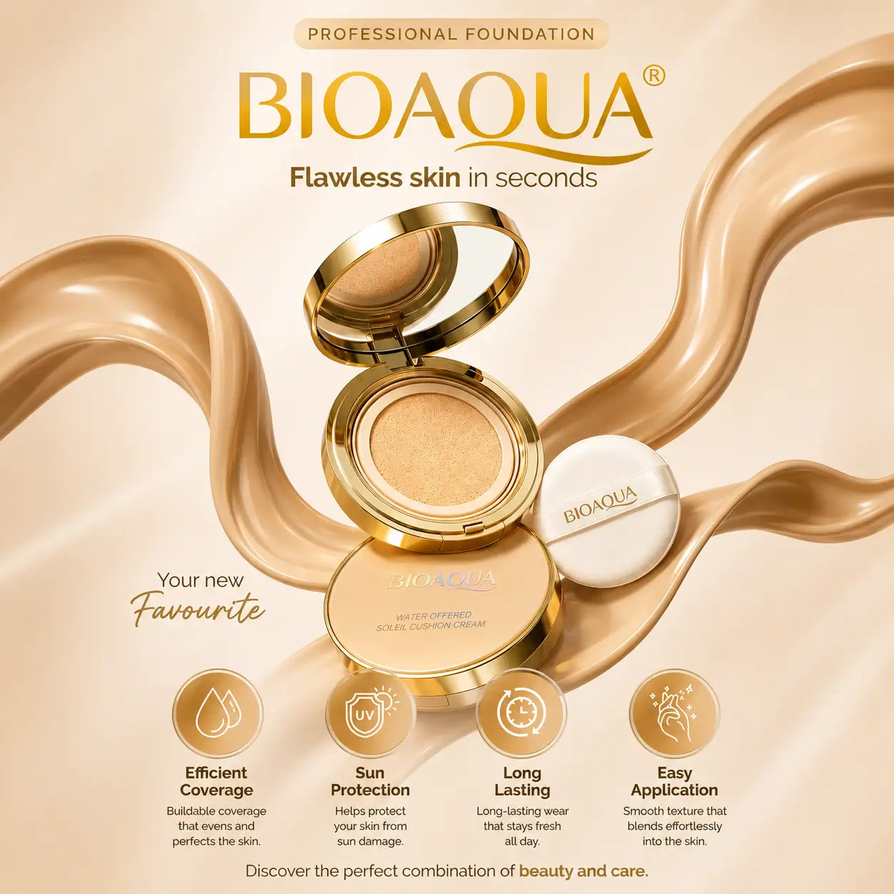 BioAqua Professional Foundation – Flawless Coverage for Mature Skin