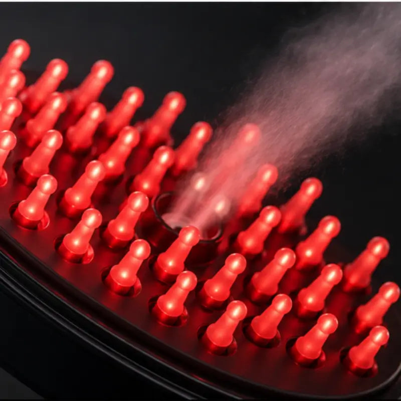 Red & Blue LED Hair Revitalising Brush