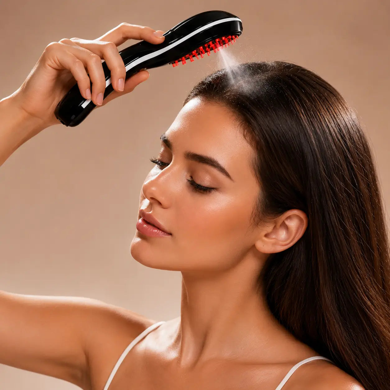 Red & Blue LED Hair Revitalising Brush