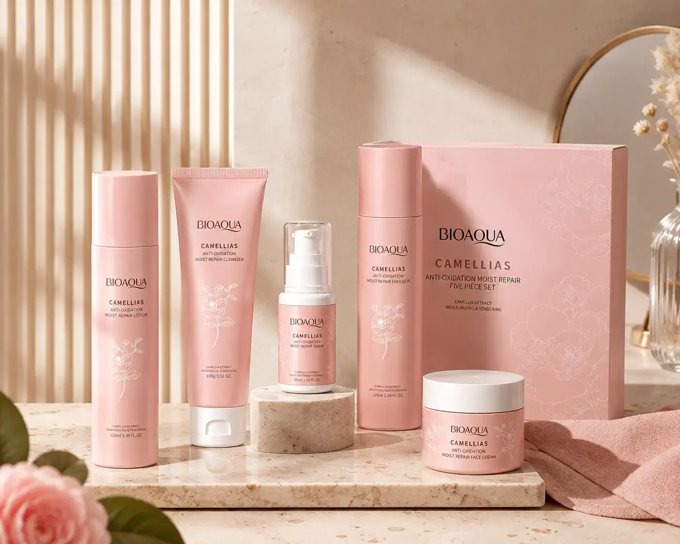 Camellia Antioxidant Facial Kit – Firming & Radiance Routine