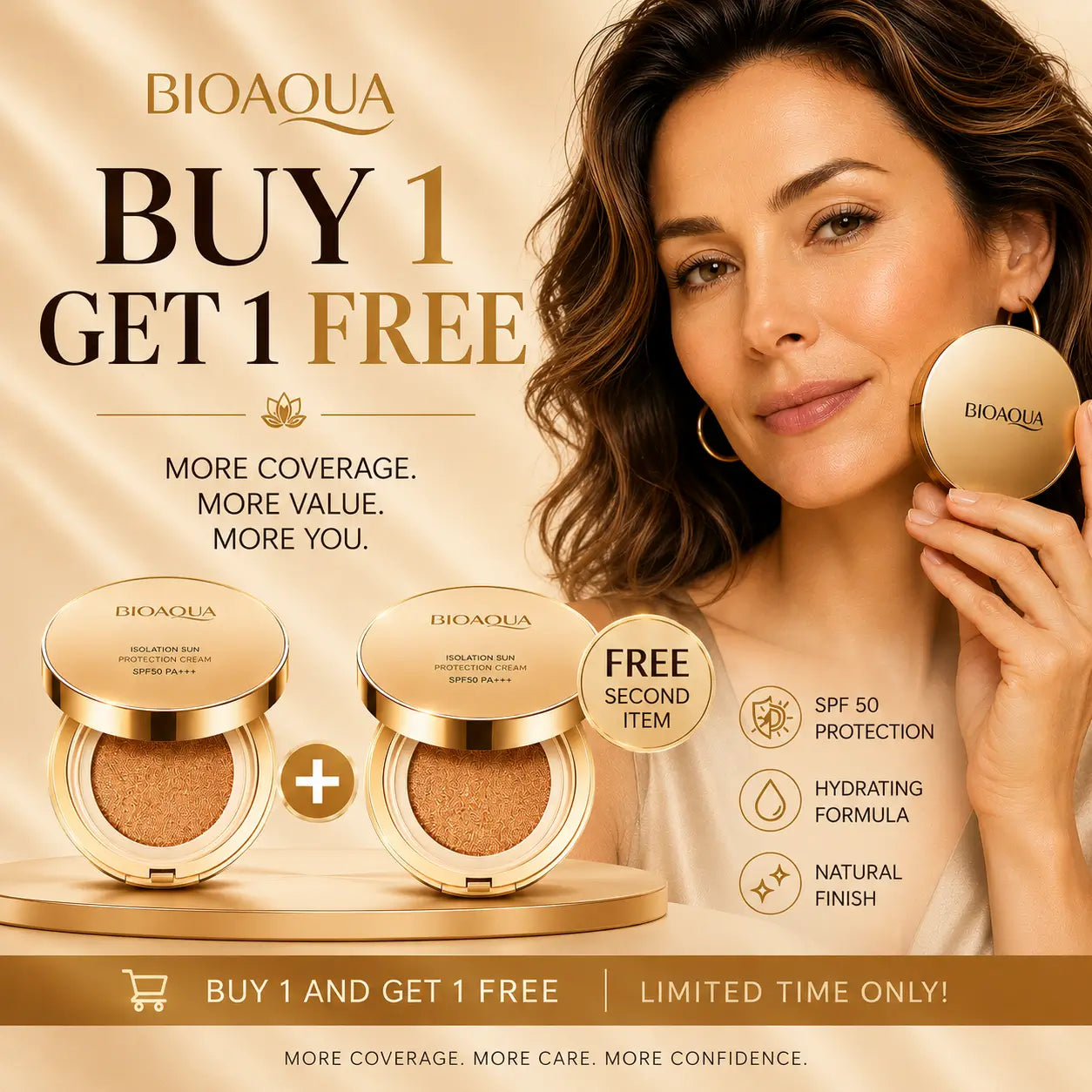 BioAqua Professional Foundation – Flawless Coverage for Mature Skin