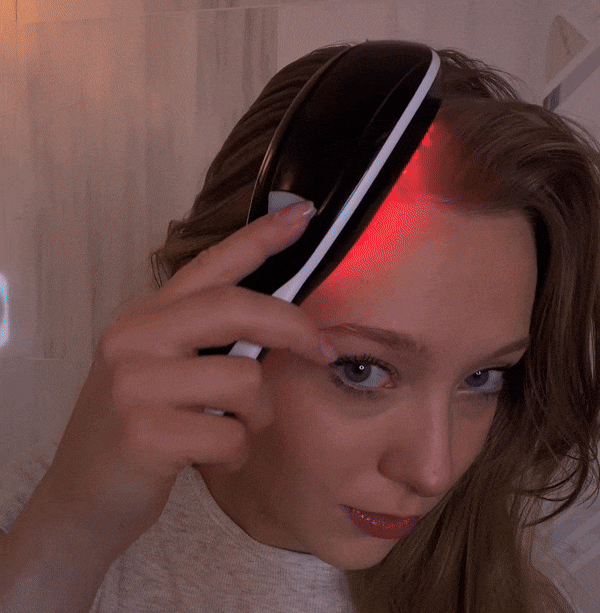 Red & Blue LED Hair Revitalising Brush